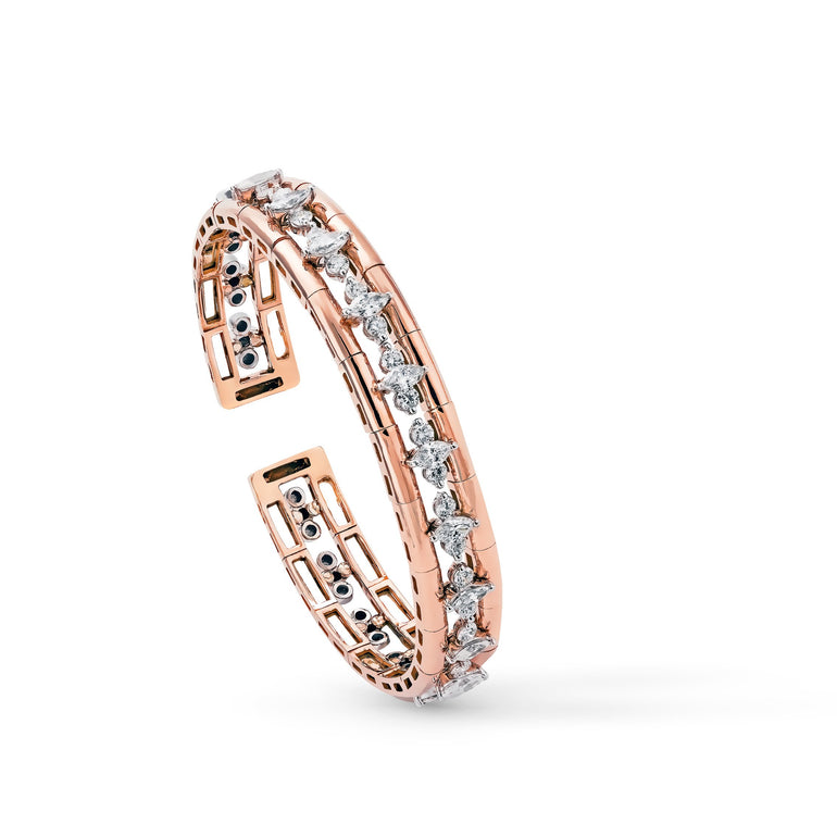 Okre by Yessayan - Rose Gold & Diamonds Bracelet | Buy Jewelry online