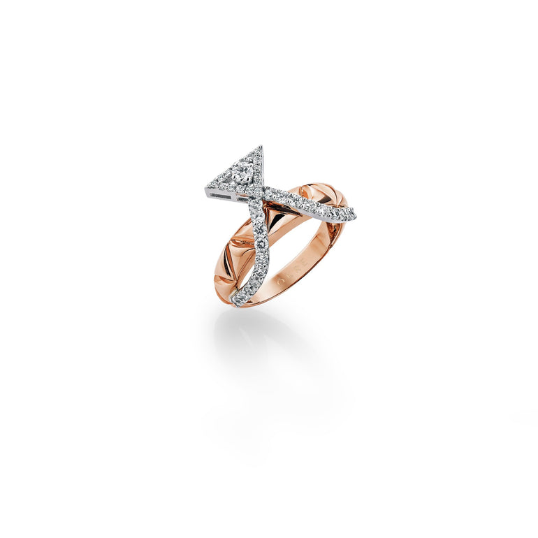 Okre by Yessayan - Rose Gold Diamond Ring | Jewellery Store | Diamond Ring Online