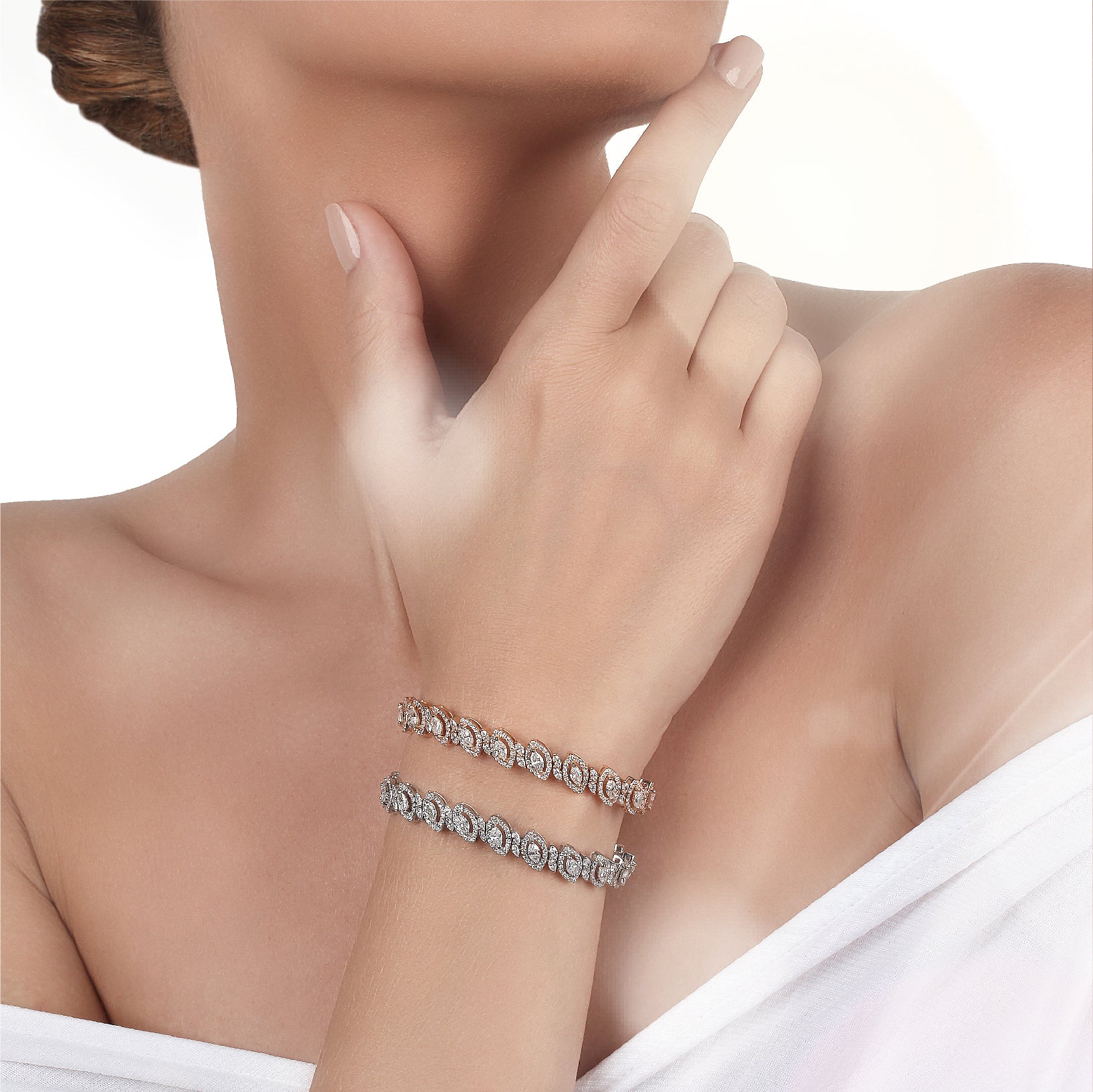 Marquise Diamond Bracelet | Diamond Bracelet Chain Online